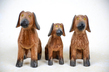 Dog family  の写真素材