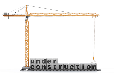 Under constractionの写真素材