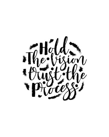 Motivational hand drawn typography poster design. Premium Vector.のイラスト素材