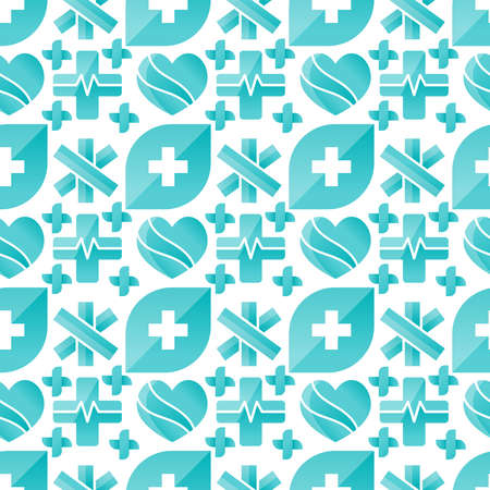 Medical Seamless pattern design . Vector Illustration.のイラスト素材