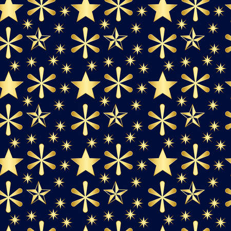 star Seamless Pattern Design. Vector Illustration.のイラスト素材