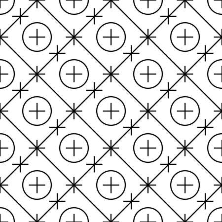 Tiles Seamless Pattern Design . Vector Illustration.のイラスト素材
