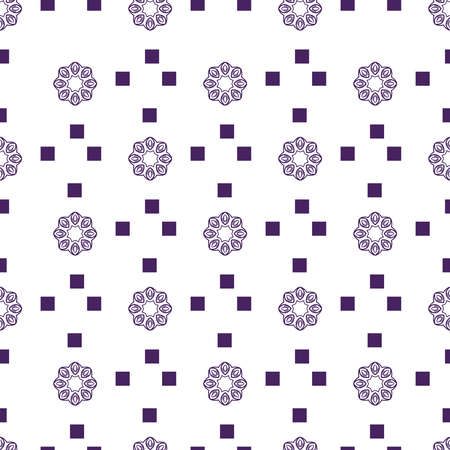 Seamless Pattern Design. Vector Illustration.のイラスト素材
