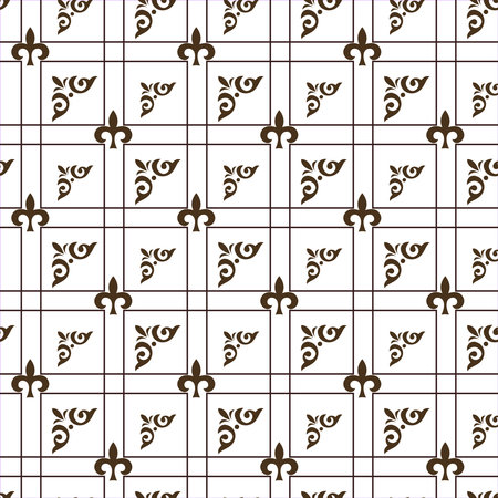 Hand Drawn Style Seamless Pattern Design. Vector illustrationのイラスト素材