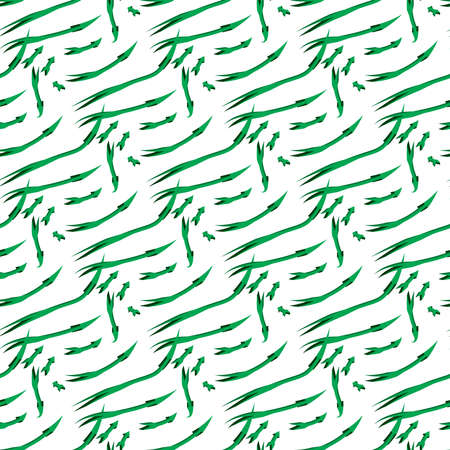 Brush Style Seamless Pattern Design. Vector illustrationのイラスト素材