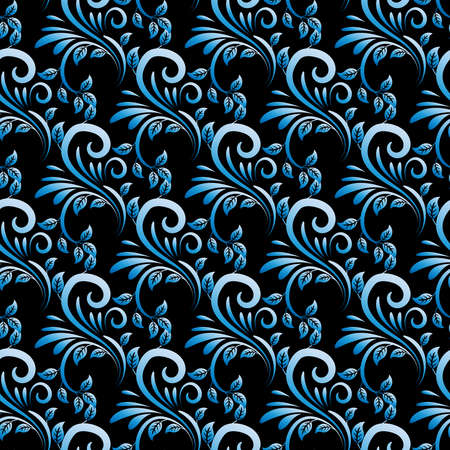Floral Seamless Pattern Design. Vector illustrationのイラスト素材