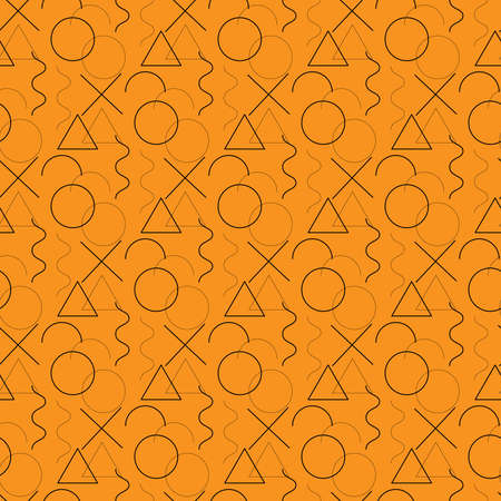 Geometric Seamless Pattern Design. Vector illustrationのイラスト素材