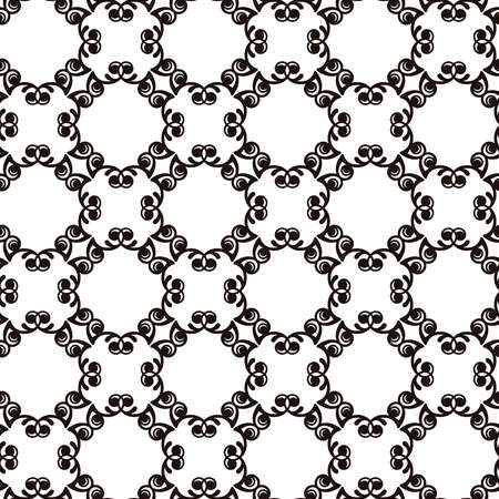 Ornament Style Seamless Pattern Design. Vector illustrationのイラスト素材