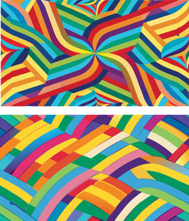 abstract background with rainbow colors, vector art illustration eps10のイラスト素材