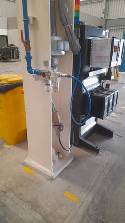 CNC machining center. CNC machining center. Industrial equipment.の写真素材