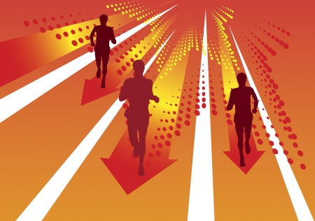 Athleticsのイラスト素材