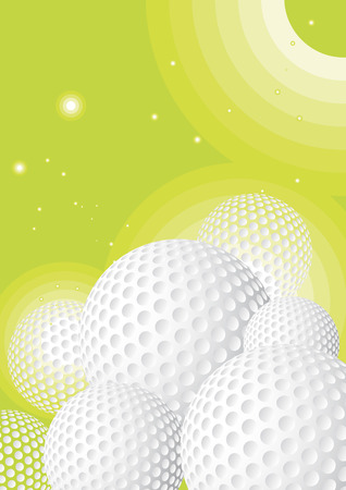 Green golf backgroundのイラスト素材