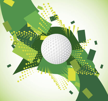 Green golf backgroundのイラスト素材
