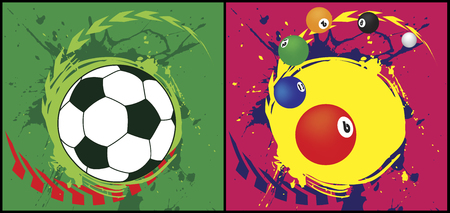 Splash backgrounds.Abstract vector illustrations.のイラスト素材
