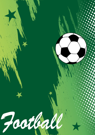 Abstract football posterのイラスト素材