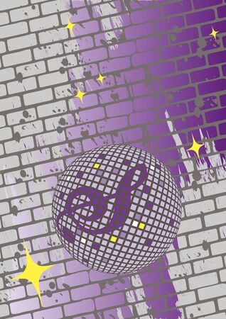 Abstract retro dance posterのイラスト素材