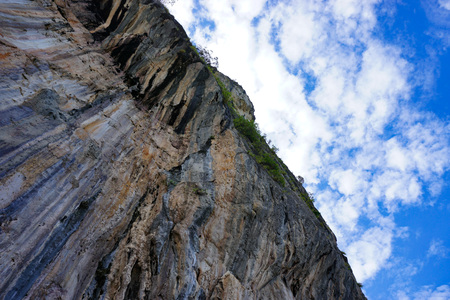 Stone caves on the island, Phuket, Thailandの写真素材