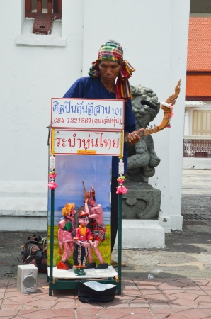 A man show music and thai puppet dance showのeditorial素材