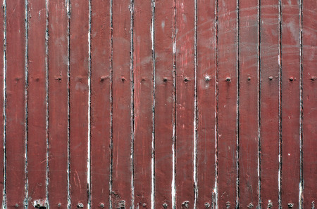 Old wooden floor has broke at outdoorの写真素材
