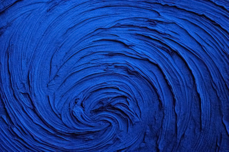 Nebules blue texture decorative Venetian stucco for backgrounds. AI generated.の素材