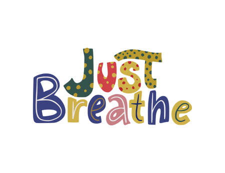 Hand drawn vector lettering quote.のイラスト素材