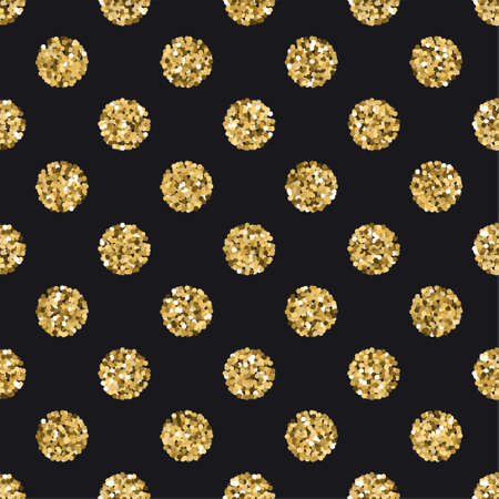 Golden glitter modern seamless pattern.のイラスト素材