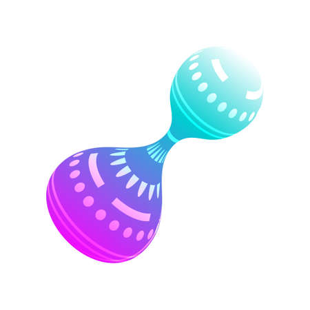 Realistic gradient geometric shape, modern vector element. 3d dynamic holographic trendy motion ellipse ball.のイラスト素材
