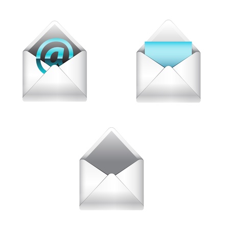E-mail icons setのイラスト素材