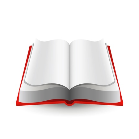 Open book icon isolated on white background. Vector illustration.のイラスト素材