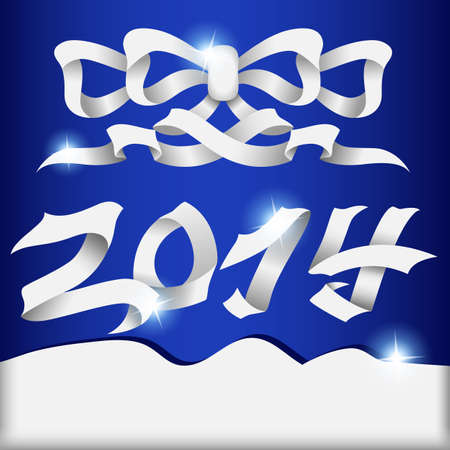 2014 New Year. Happy holidays background. Vector.のイラスト素材