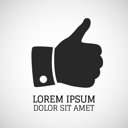 Vector thumbs up iconのイラスト素材