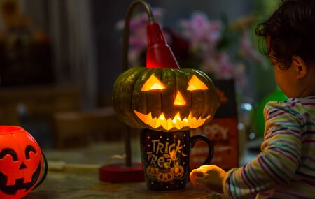halloween and Jack-O-Lanternのeditorial素材
