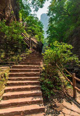 stone stairの写真素材
