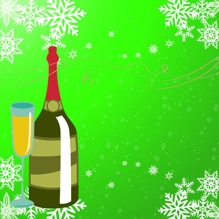 Vector illustration of Colorful new year party backgroundのイラスト素材