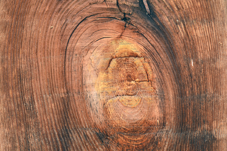 old wood background texture. Vintage wooden background with knots and nail holes.の写真素材