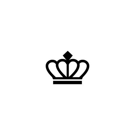 crown icon vector design symbolのイラスト素材