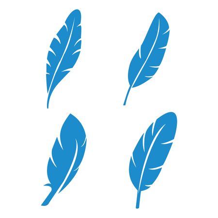 feather icon vector design symbolのイラスト素材