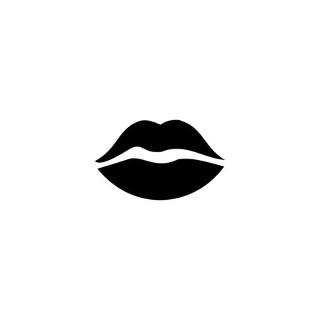 lip icon vector design symbolのイラスト素材