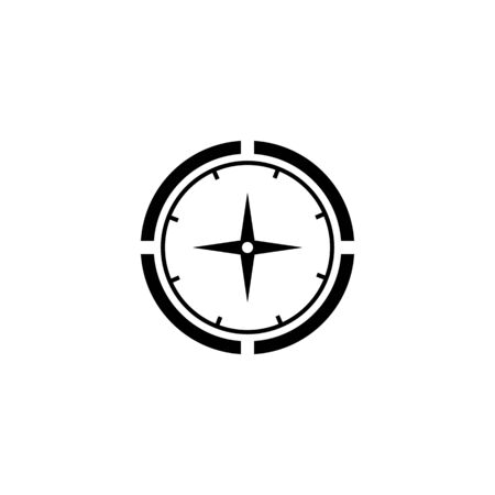 compass icon vector design symbolのイラスト素材
