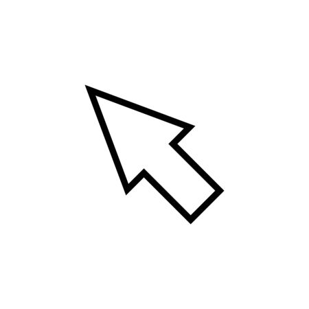cursor click icon vector design symbolのイラスト素材