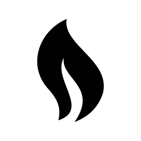 fire flame icon vector design symbolのイラスト素材