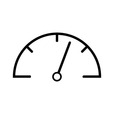 speedometer icon vector design symbol of speed for car and motorcycleのイラスト素材
