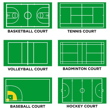 sport field icon design vector symbolのイラスト素材