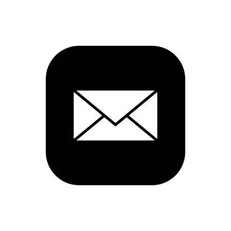 mail message icon, new message icon vector design symbolの写真素材