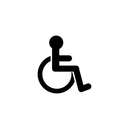 disable wheelchair icon vector design symbolの写真素材