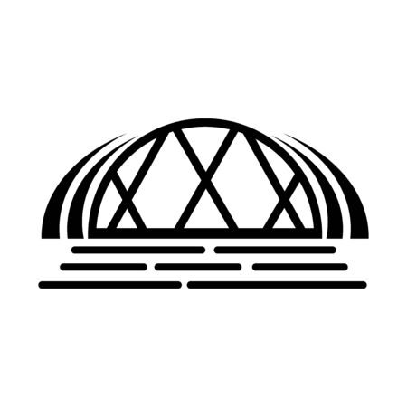 bridge logo icon vector design symbolのイラスト素材