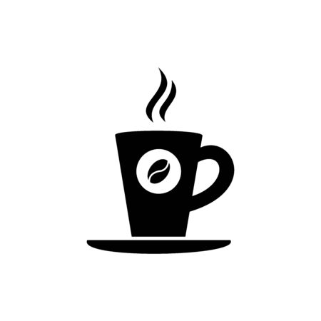 coffee cup icon vector design symbol of cafe or restaurantのイラスト素材