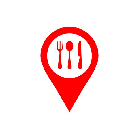 restaurant icon vector design symbolのイラスト素材