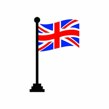 United Kingdom flags icon vector design symbolのイラスト素材