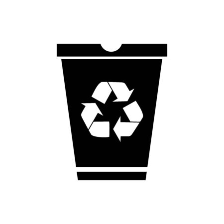 trash can icon vector desiign symbolのイラスト素材